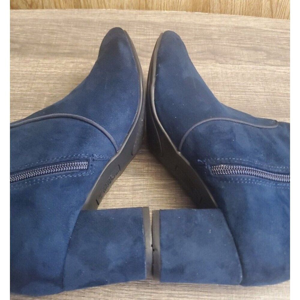 White Mountain Calisi Blue Buckle Booties Shoes Womens Size 6.5 - Picture 5 of 10